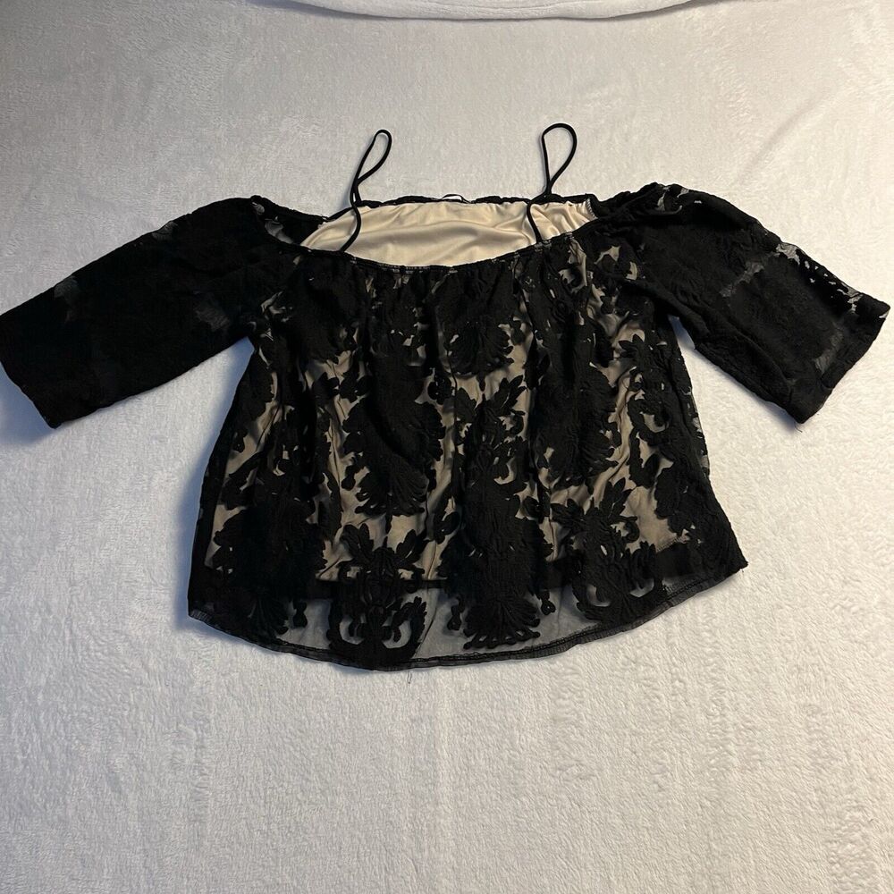 Charlotte Russe Top Womens L Whimsigoth Fairy‎ Grunge Romantic Goth Valentines￼